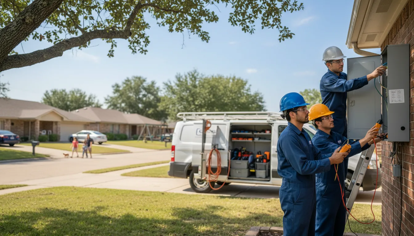Certified electrician providing emergency electrical services in Pleasant Dale, NE